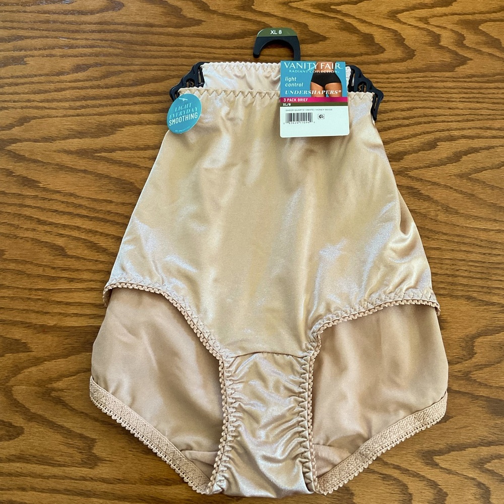 Vanity Fair Radiant Collection Light Control Undershapers Underwear, Sz XL/8
